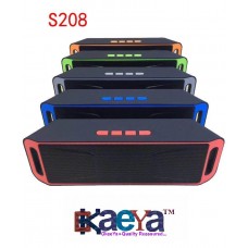 OkaeYa-S208 Aluminum Waterproof Portable Bluetooth Phone-Speaker